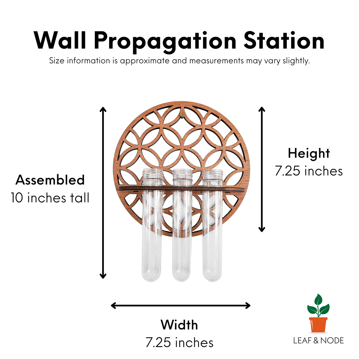 Round Wall Hanging Propagation Station