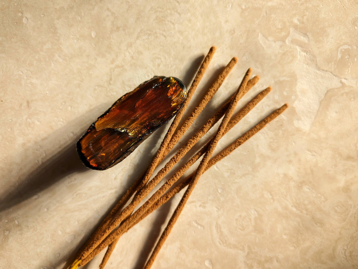 Amber &amp; Incense Candle