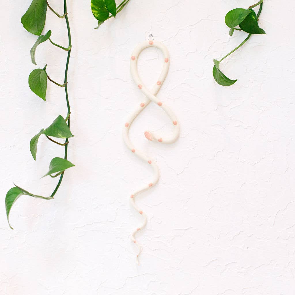 Ceramic Wall Snake, Large