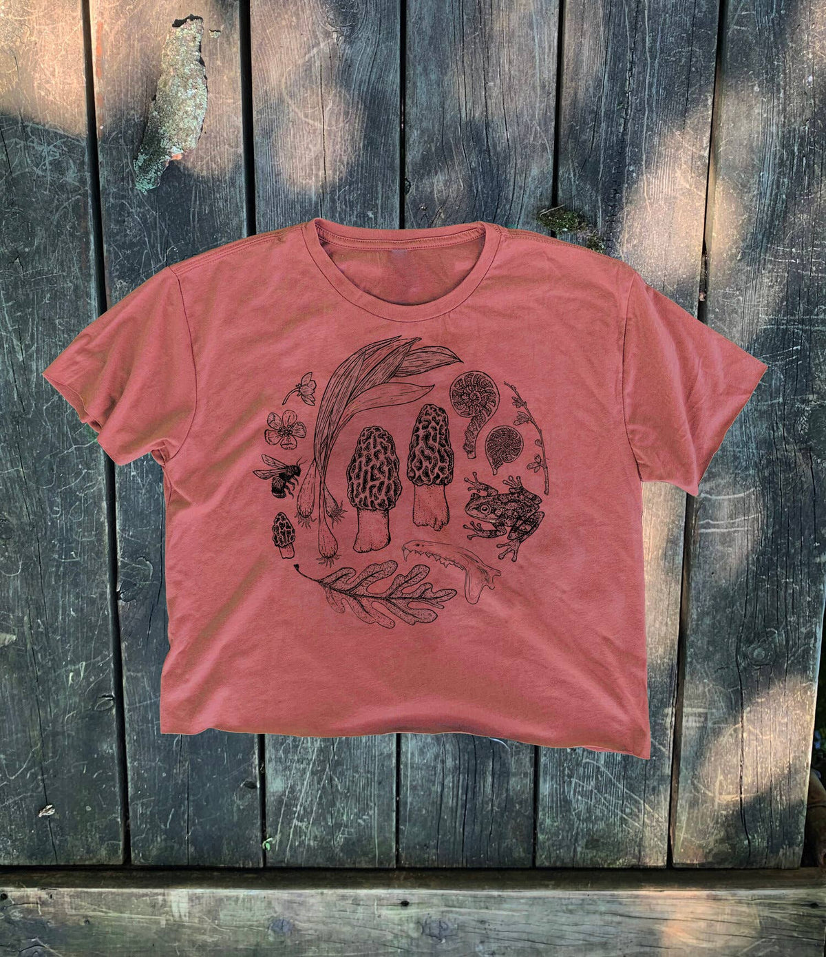 Morel Mushroom Crop Tee