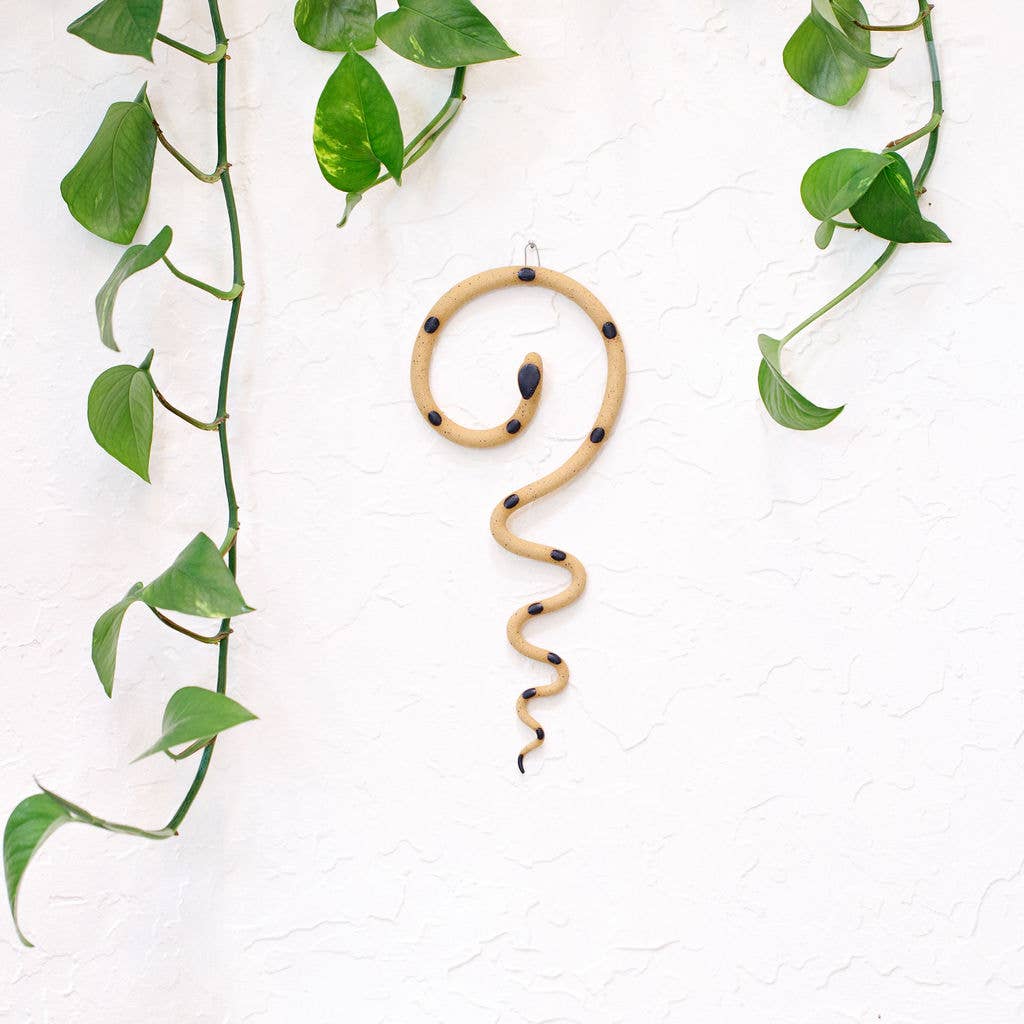 Ceramic Wall Snake, Medium