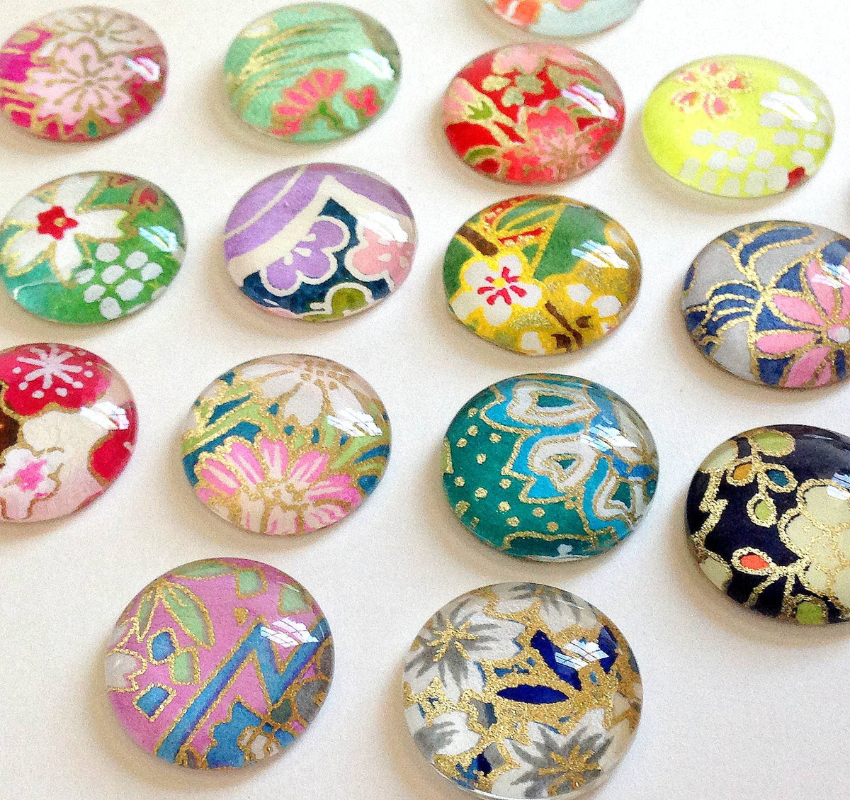 Japanese Chiyogami Magnet Sets | 8 pc