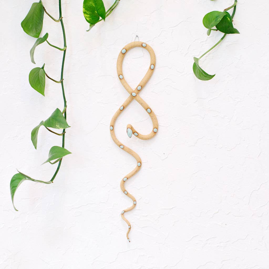 Ceramic Wall Snake, Large