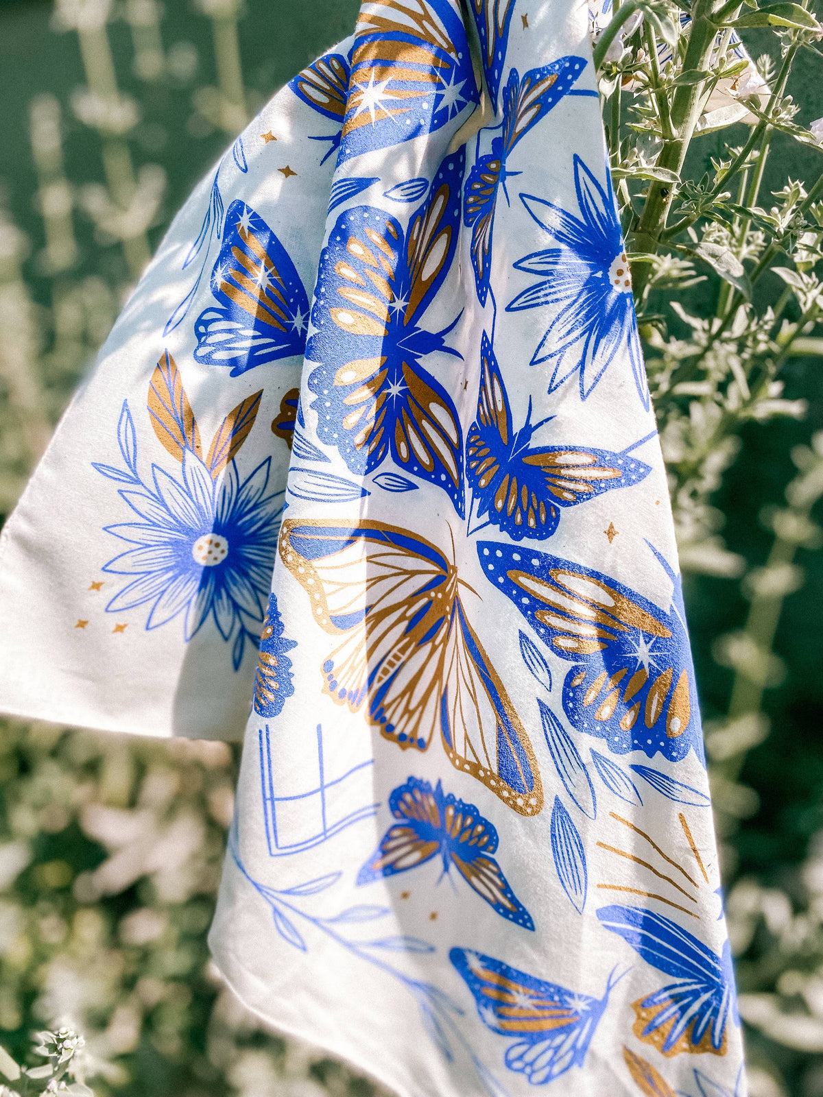 Golden Hour Butterfly Bandana