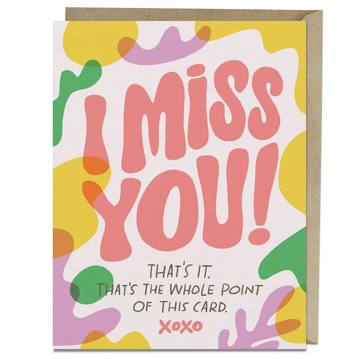 I Miss You Greeting Card