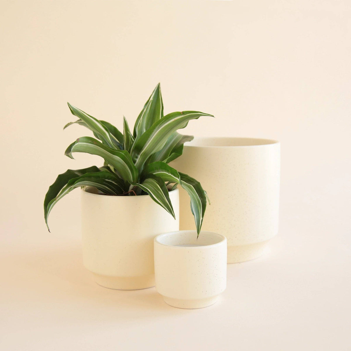 Parker Planter | Vintage White Speckle