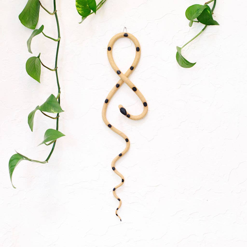 Ceramic Wall Snake, Large