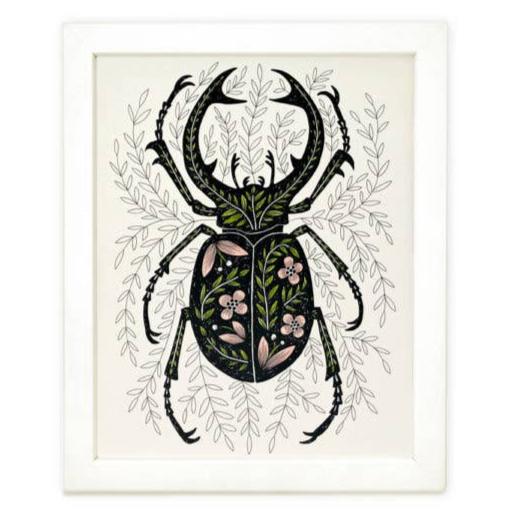 8&quot; x 10&quot; Stag Beetle Art Print