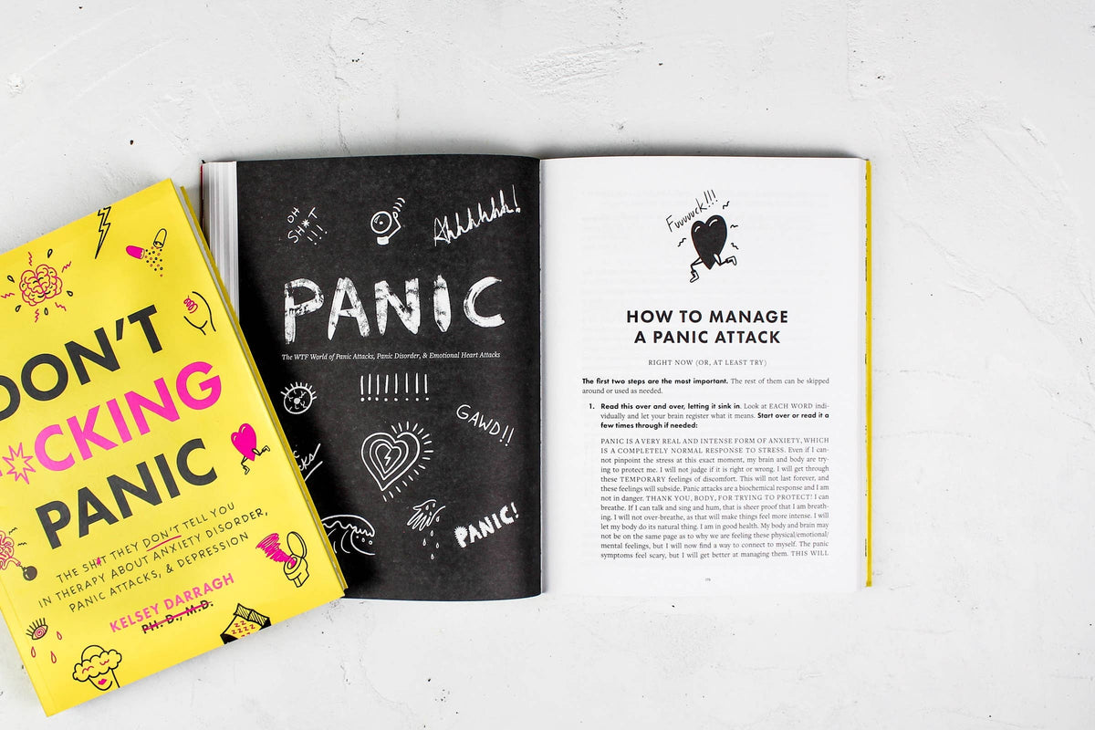 Don&#39;t F*cking Panic - paperback book by Kelsey Darragh