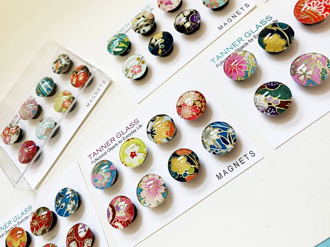 Japanese Chiyogami Magnet Sets | 8 pc