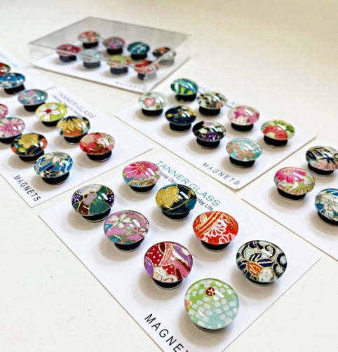 Japanese Chiyogami Magnet Sets | 8 pc