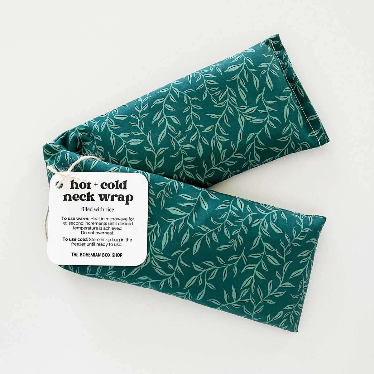 Dark Teal Vines | Hot &amp; Cold Therapy Neck Wrap