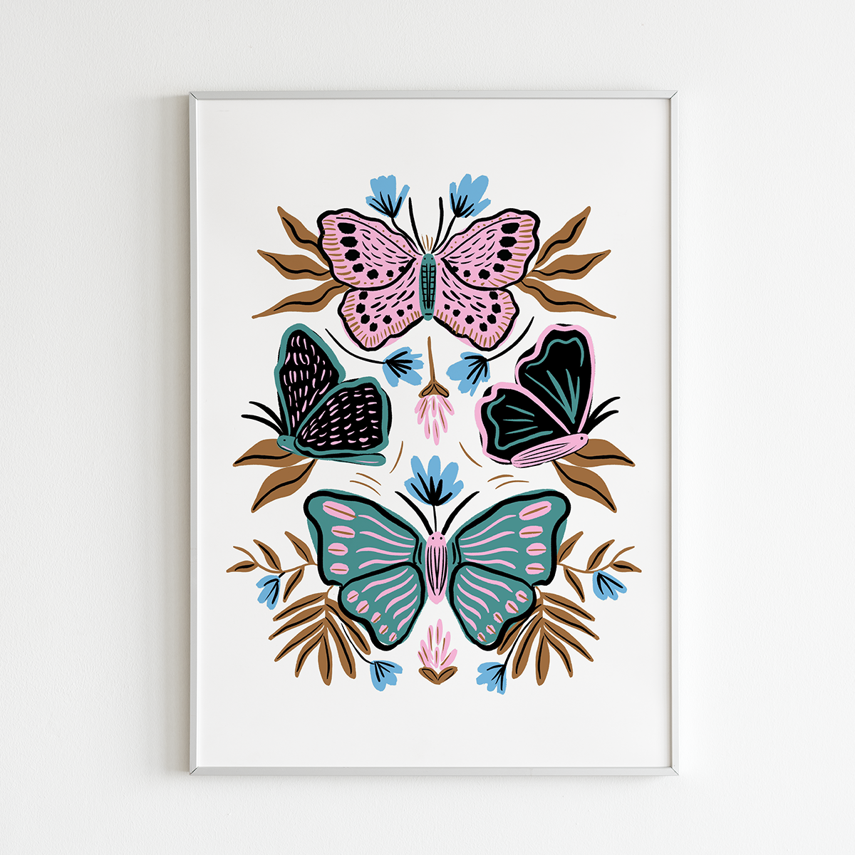 Healing Butterflies 8&quot; x 10&quot; Art Print