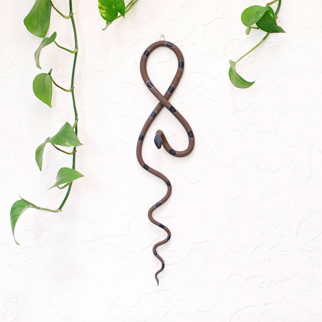 Ceramic Wall Snake, Large