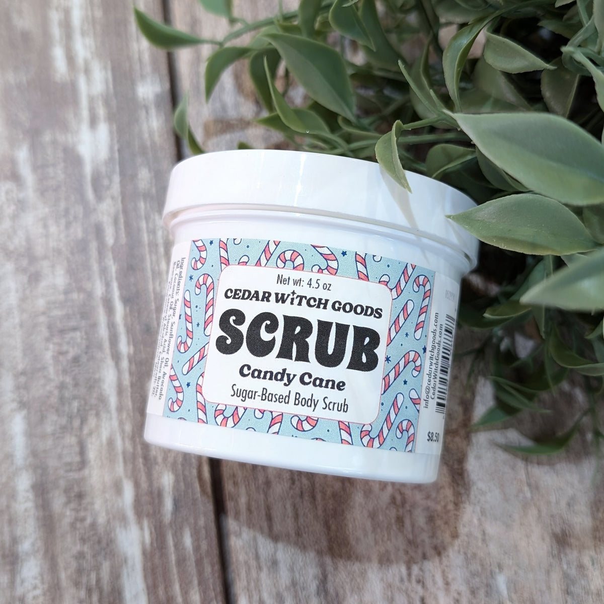 Candy Cane Sugar Scrub 4.5 oz | Limited Edition