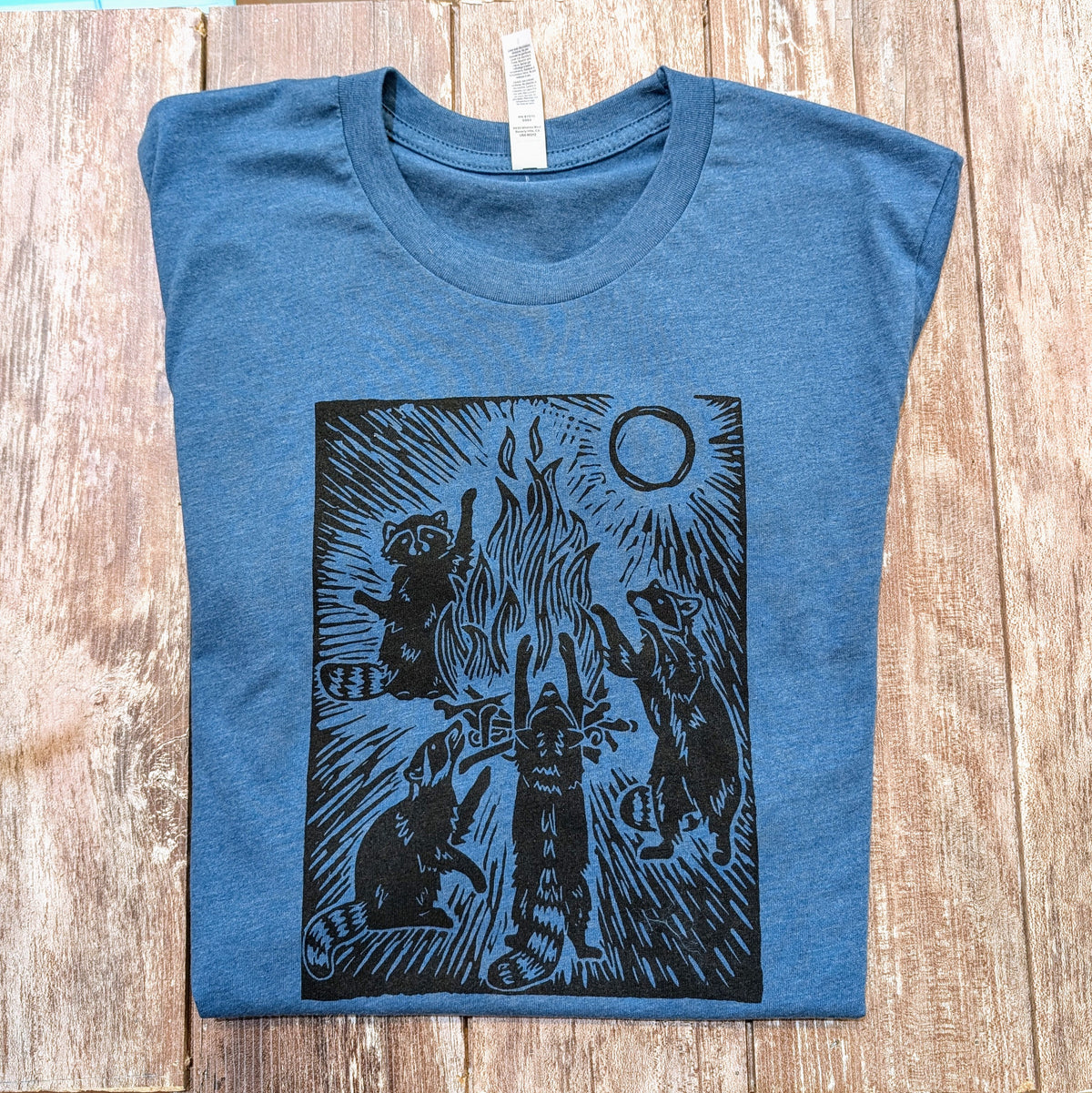 Raccoon Bonfire T-Shirt