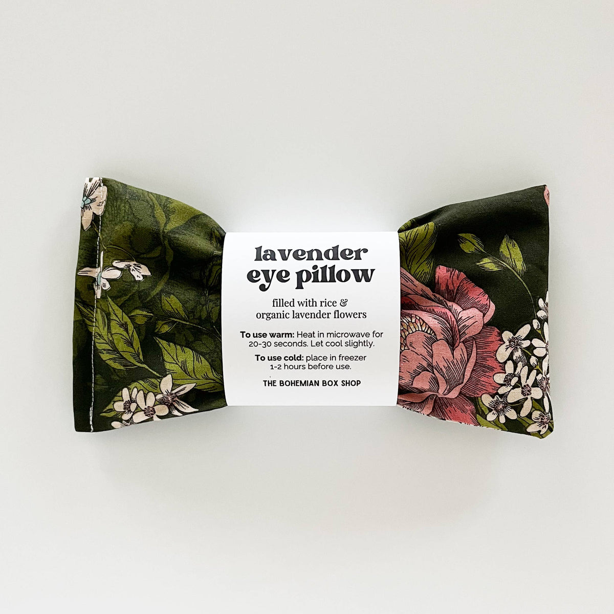 Lavender Eye Pillow - Juniper Floral Green