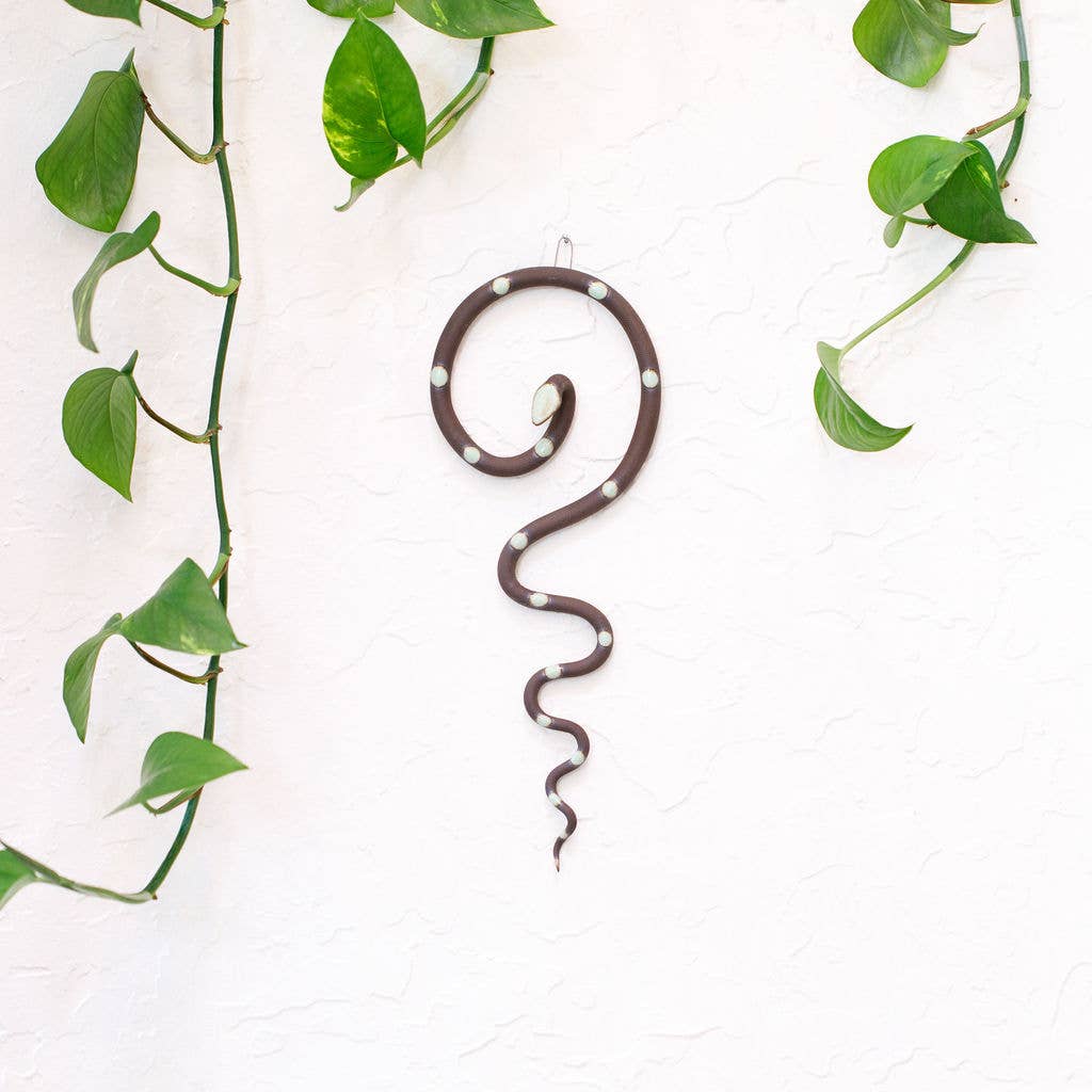 Ceramic Wall Snake, Medium