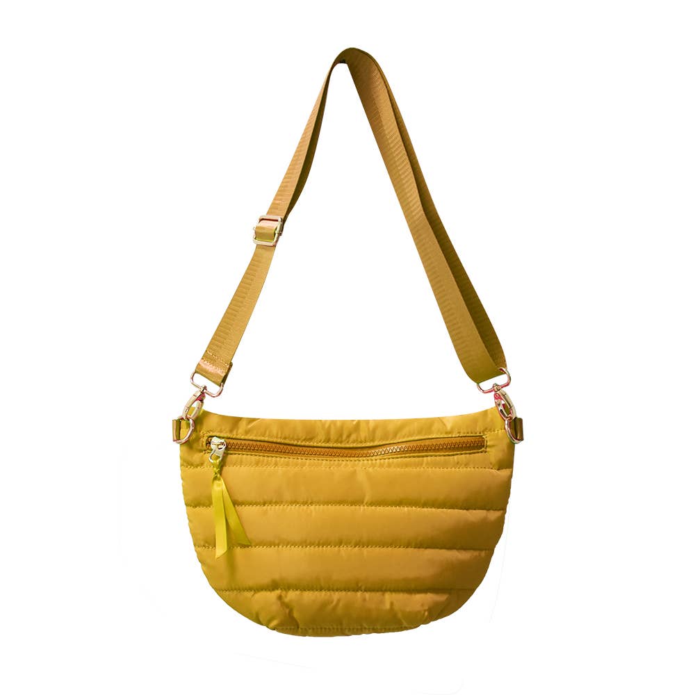 The Blake | Crescent Puffer Sling Bag