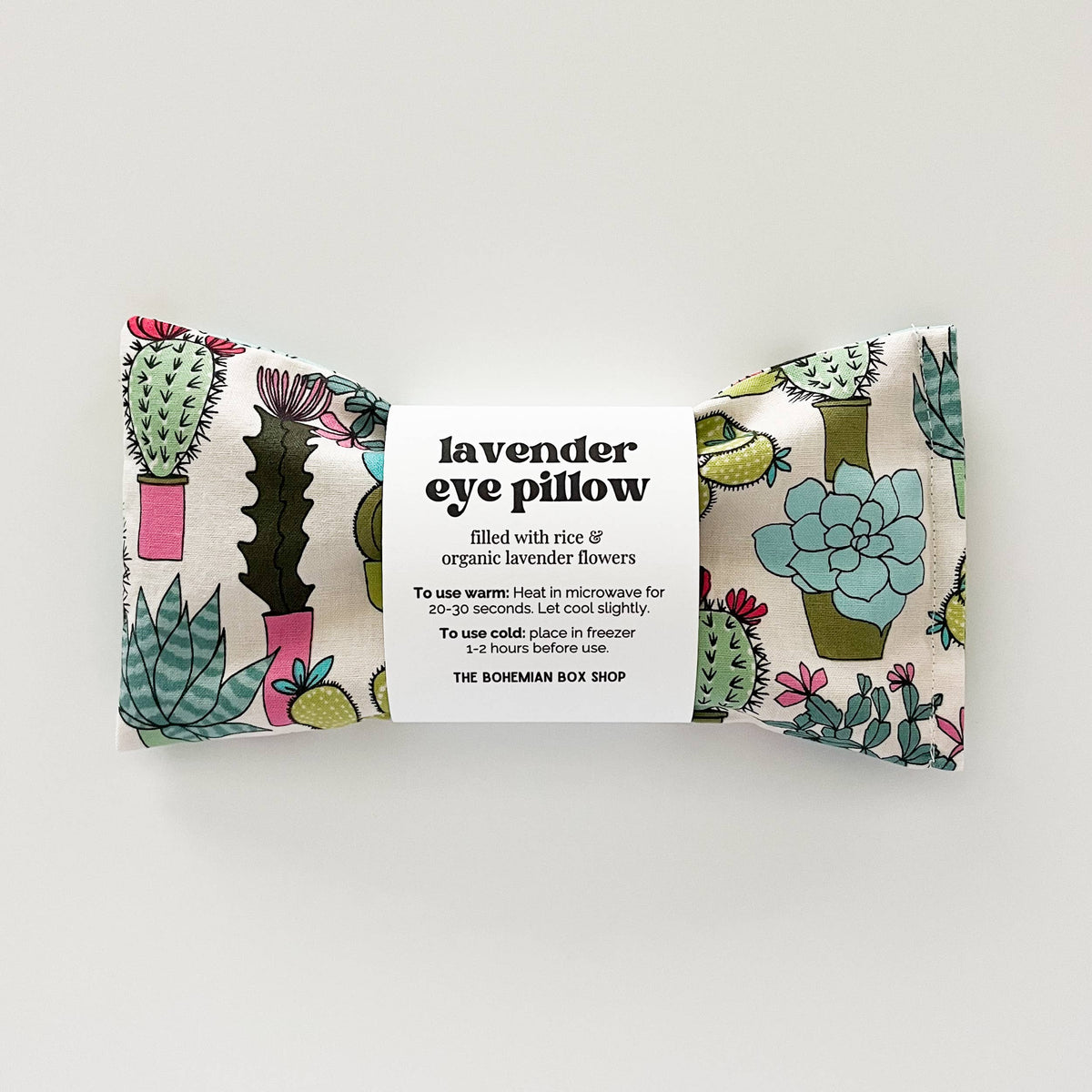 Succulents Lavender Eye Pillow