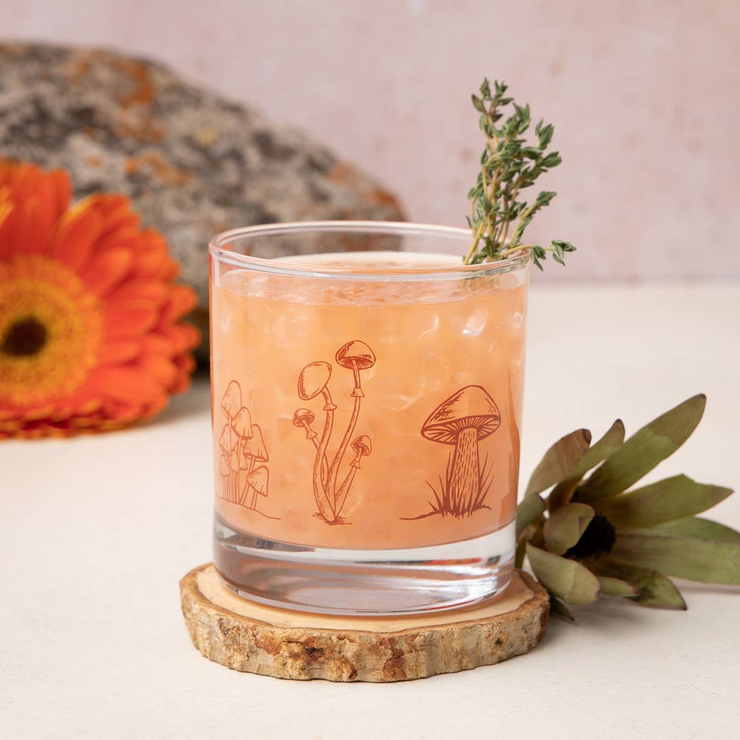 Mushroom Whiskey Glass