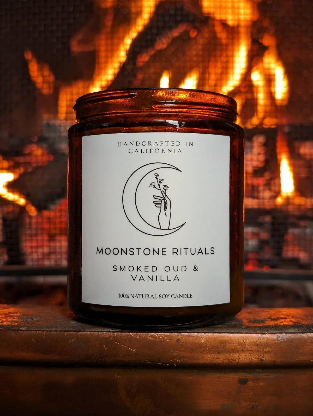 Smoked Oud &amp; Vanilla Candle