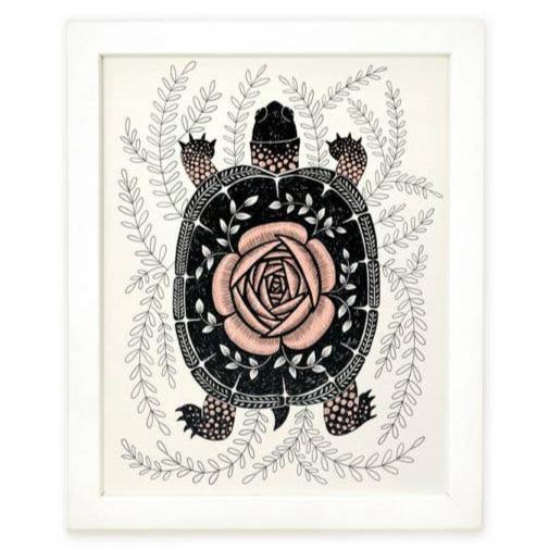 Box Turtle Art Print 8&quot; x 10&quot;