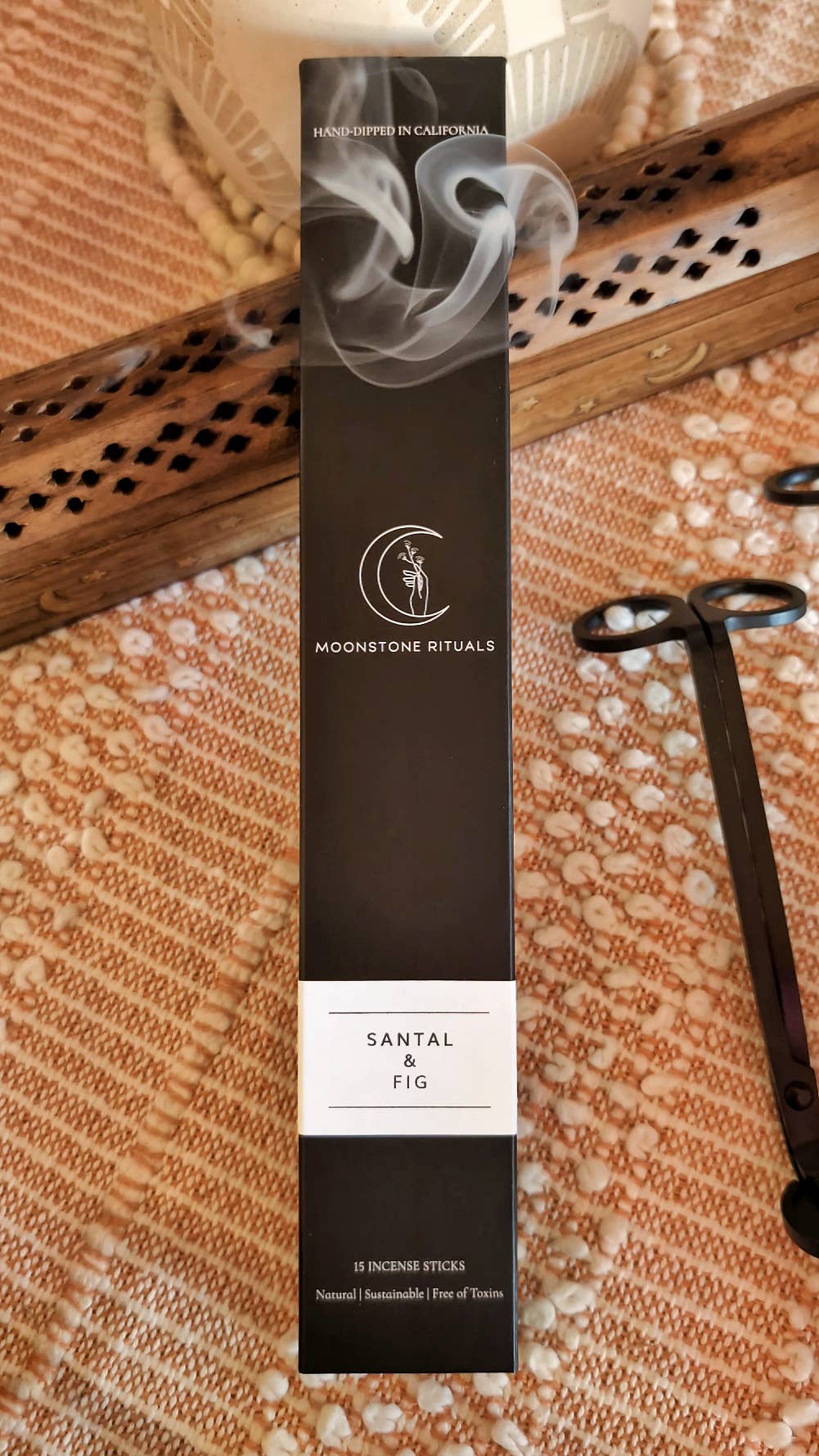 Santal &amp; Fig Charcoal Incense Sticks