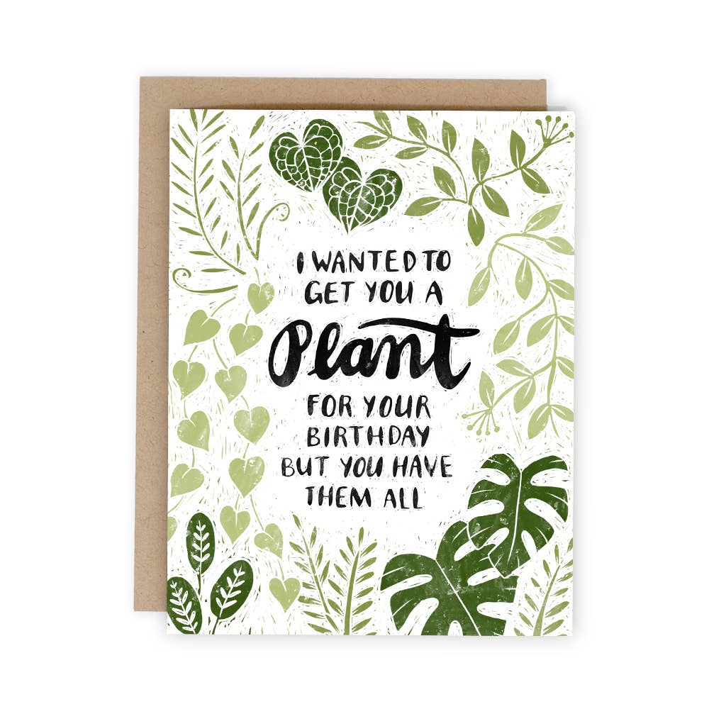 Birthday Plant Greeting Card