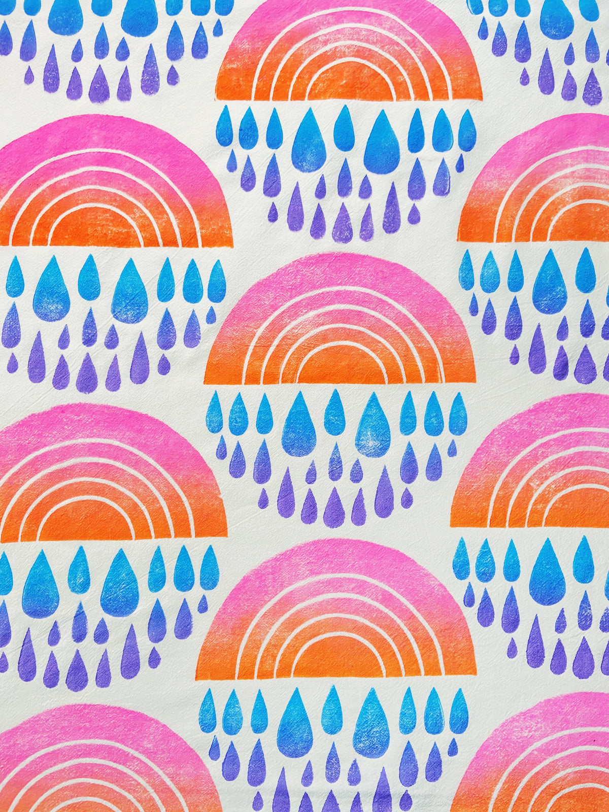 Rainbow Drop Tea Towel