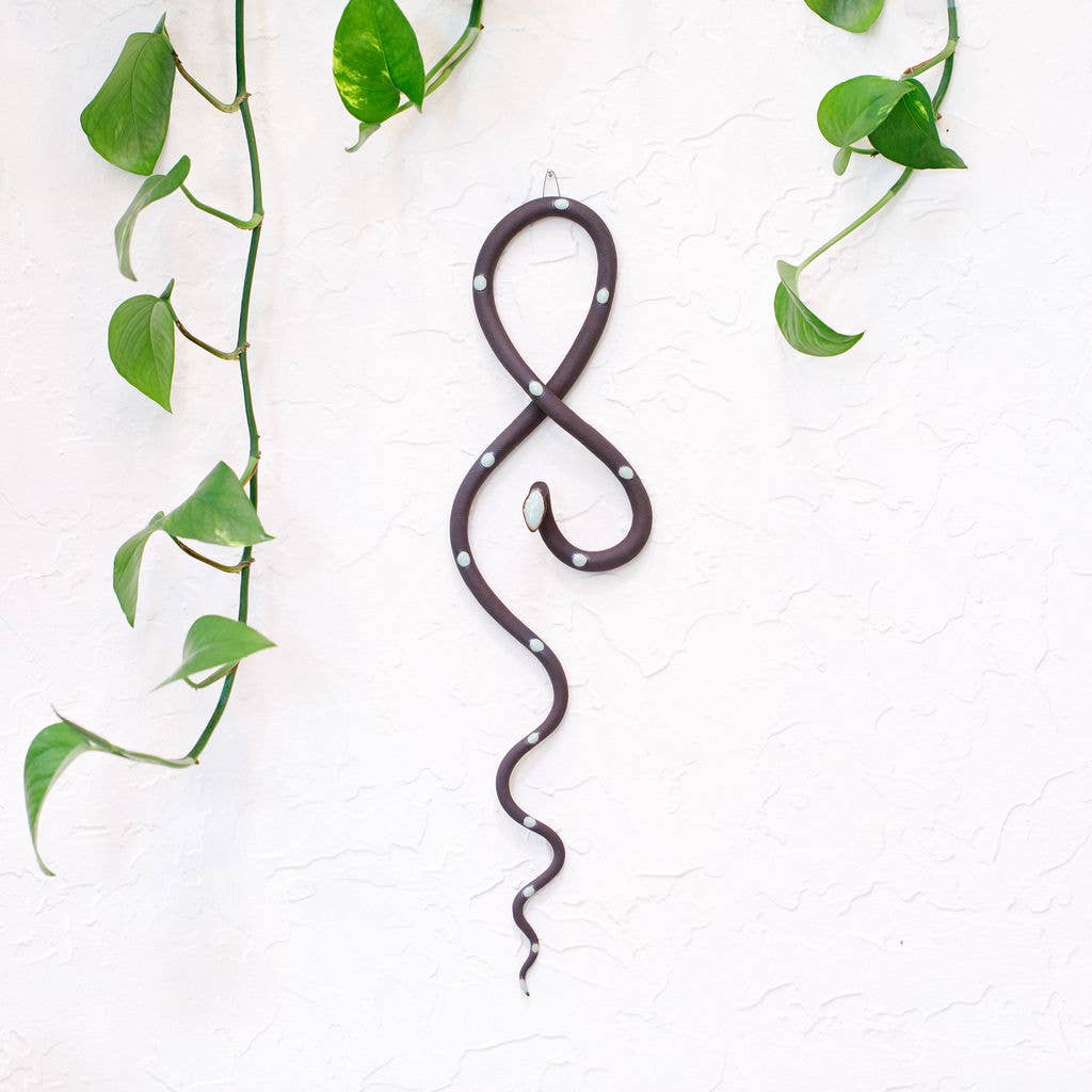 Ceramic Wall Snake, Large