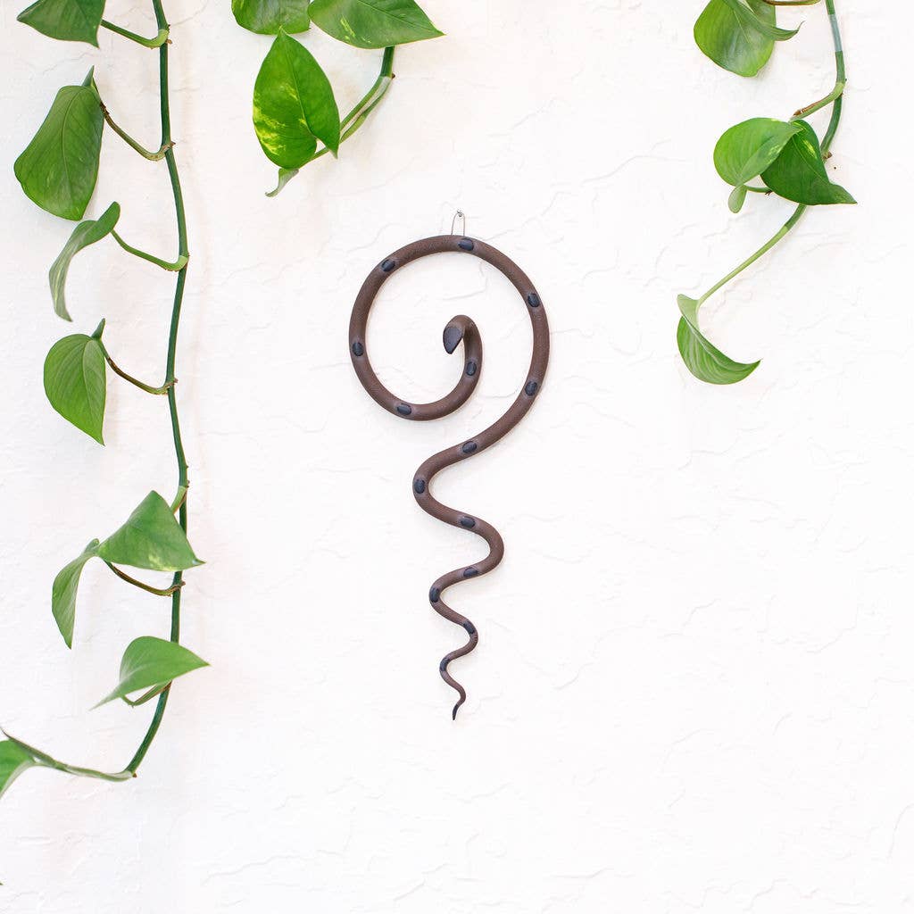 Ceramic Wall Snake, Medium