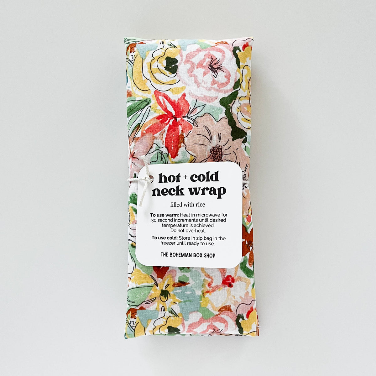 Packed Watercolor Floral | Hot &amp; Cold Therapy Neck Wrap